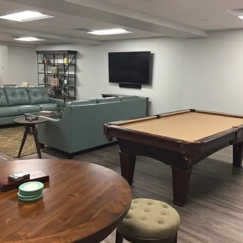 Living room with sofas